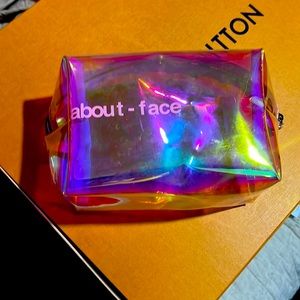 About face limited edition makeup bag by Halsey